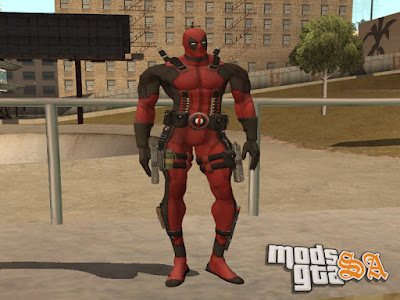 Skin Deadpool para GTA San Andreas